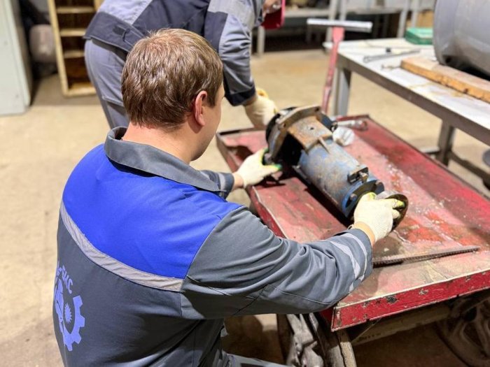 На канализационной насосной станции № 1‑8 завершён комплекс плановых работ по техобслуживанию.