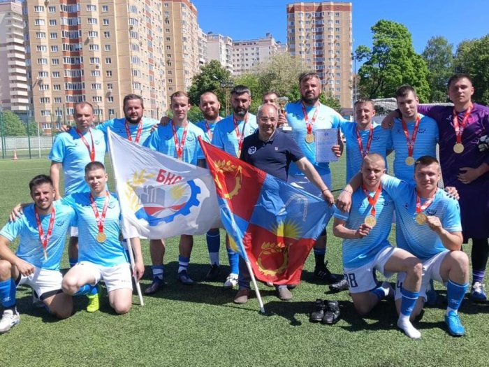 Команда БКС заняла 1-е место на областных соревнованиях по мини-футболу