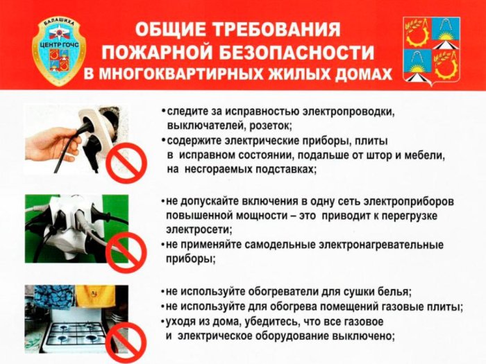 Меры пожарной безопасности в зимний период