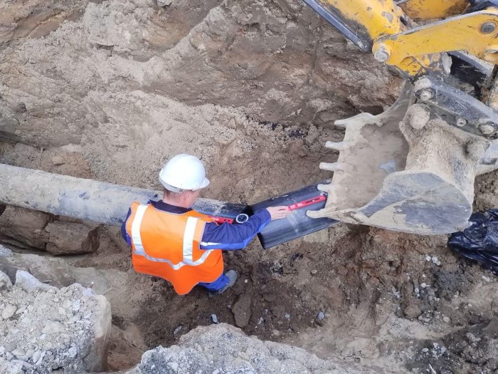В Городском округе Балашиха ведётся капитальный ремонт сетей водоснабжения мкр. Железнодорожный