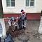Провели прочистку канализационных колодцев по улице Октябрьская и Пионерская у дома №18